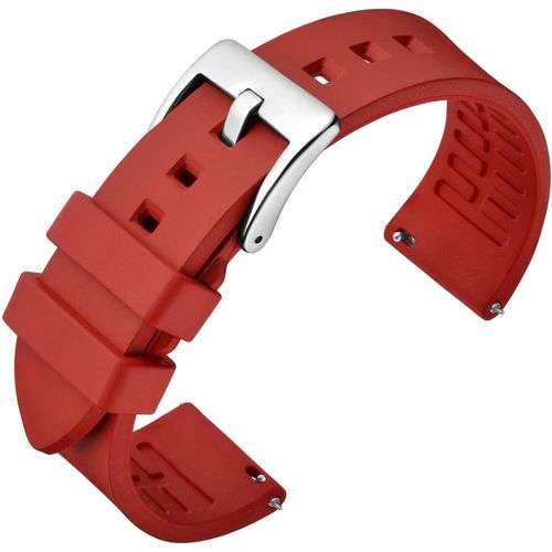 Kal-Bracelet En Caoutchouc Fluoré 18mm 19mm 20mm 21mm 22mm 23mm 24mm, Bracelets De Montres À Libération Rapide