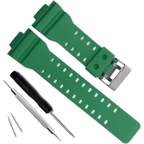 Kal-My Time Olibopo Natural Resin Replacement Watch Band Strap For Casio Mens G-Shock Gd120/Ga-100/Ga-110/Ga-100c
