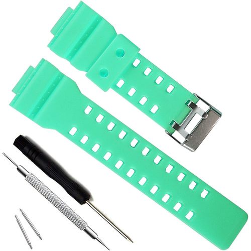 Kal-My Time Olibopo Natural Resin Replacement Watch Band Strap For Casio Mens G-Shock Gd120/Ga-100/Ga-110/Ga-100c