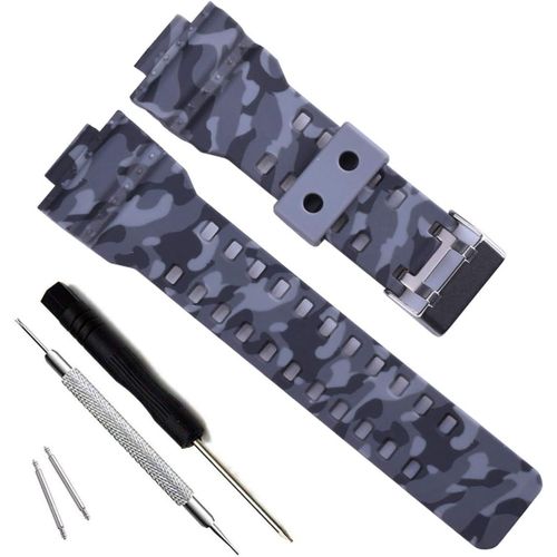 Kal-My Time Olibopo Natural Resin Replacement Watch Band Strap For Casio Mens G-Shock Gd120/Ga-100/Ga-110/Ga-100c