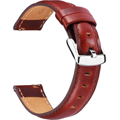 Kal-Bracelets De Montres En Cuir Bracelet Pour Montre De Remplacement À Libération Rapide En Cuir Souple Pour Hommes Et Femmes 12mm 13mm 14mm 17mm 18mm 19mm 20mm 22mm