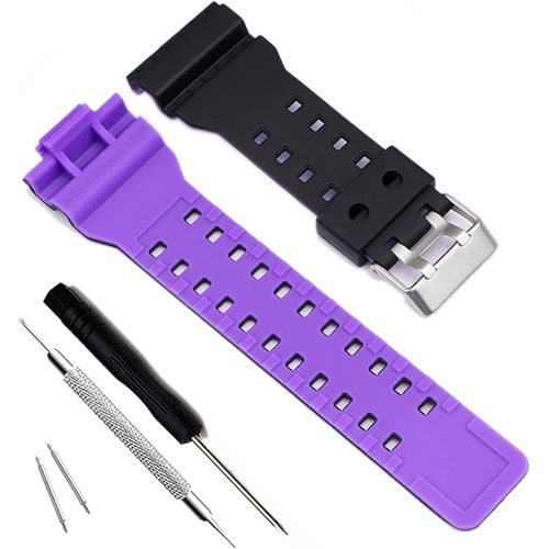 Kal-My Time Olibopo Natural Resin Replacement Watch Band Strap For Casio Mens G-Shock Gd120/Ga-100/Ga-110/Ga-100c