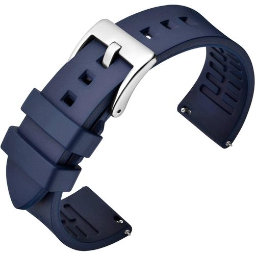 Kal-Bracelet En Caoutchouc Fluoré 18mm 19mm 20mm 21mm 22mm 23mm 24mm, Bracelets De Montres À Libération Rapide