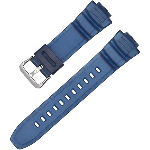 Kal-Bracelet Compatible Avec Casio Mcw-100h/110h/W-S220/Hdd-S100 Wv-200/Ae-2000/2100 Resin Strap 16mm Watch Accessories Silicone Strap