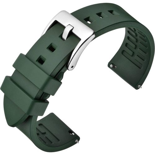 Kal-Bracelet En Caoutchouc Fluoré 18mm 19mm 20mm 21mm 22mm 23mm 24mm, Bracelets De Montres À Libération Rapide