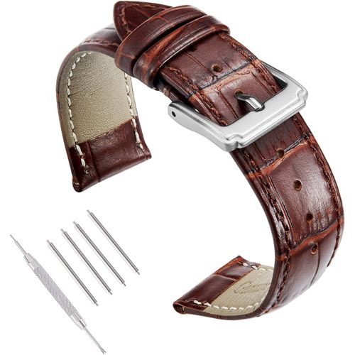Kal-Bracelets, Bracelet En Cuir De Veau De Rechange De Grain Pour Les Femmes Hommes 18mm 19mm 20mm 21mm 22mm