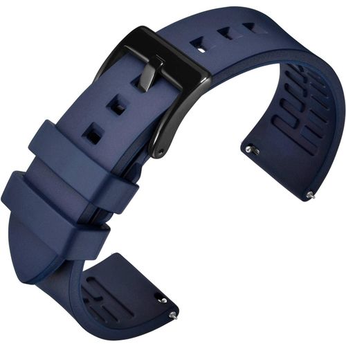 Kal-Bracelet En Caoutchouc Fluoré 18mm 19mm 20mm 21mm 22mm 23mm 24mm, Bracelets De Montres À Libération Rapide