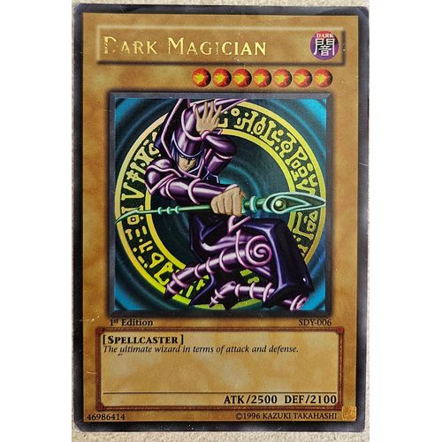 Blue Eyes White Dragon Sdk-001 (Nmint) + Dark Magician Sdy 001 1st Edition (Exc) - First Editions (1999) - Dragon Blanc Aux Yeux Bleus Sdk-001 Et Magicien Des Ténèbres Sdy-001 - 1ère Éditions De 1999