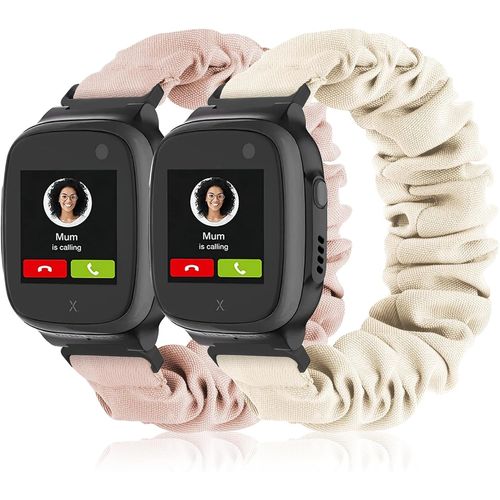 Kal-Lot De 2 Bracelets En Nylon Pour Enfants - Compatible Avec Xplora X5 / Xgo 2 / Xgo 3 - Bracelet De Rechange Doux Et Extensible Pour Fille Et Garçon - Pour Xplora X5 Play / Xgo2 / Xgo3, Cadeau