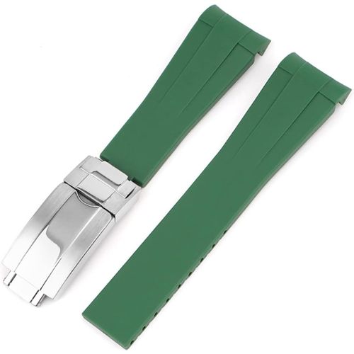 Kal-20mm Bracelet De Montre En Caoutchouc De Silicone Compatible Avec Omega X Swatch Moon Watches Diver 300m Co\U2011axial Master Chronometer 42 Mm,Globemaster 39mm,Aqua Terra 150m
