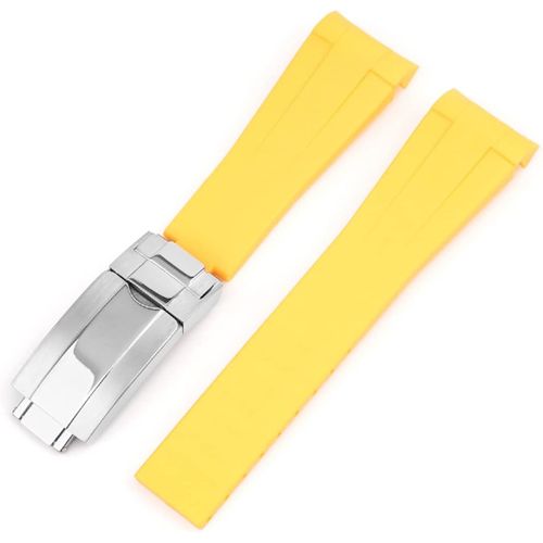 Kal-20mm Bracelet De Montre En Caoutchouc De Silicone Compatible Avec Omega X Swatch Moon Watches Diver 300m Co\U2011axial Master Chronometer 42 Mm,Globemaster 39mm,Aqua Terra 150m