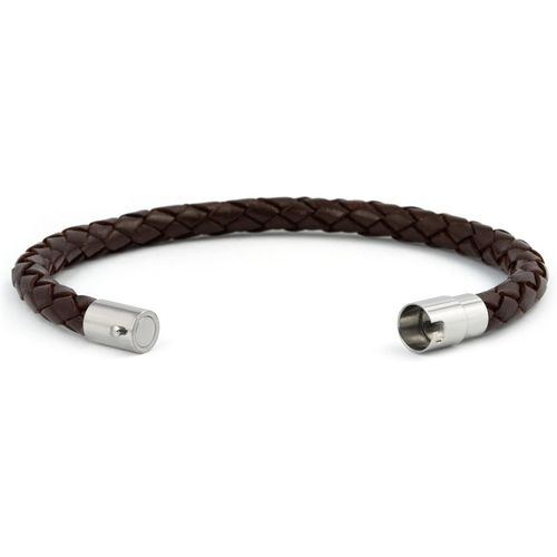 Kal-Bracelet En Cuir, Bracelet Tressé Stylé En Cuir Premium Made In Germany Avec Fermeture À Baïonnette En Acier Inoxydable Pour Femmes & Hommes
