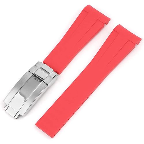 Kal-20mm Bracelet De Montre En Caoutchouc De Silicone Compatible Avec Omega X Swatch Moon Watches Diver 300m Co\U2011axial Master Chronometer 42 Mm,Globemaster 39mm,Aqua Terra 150m