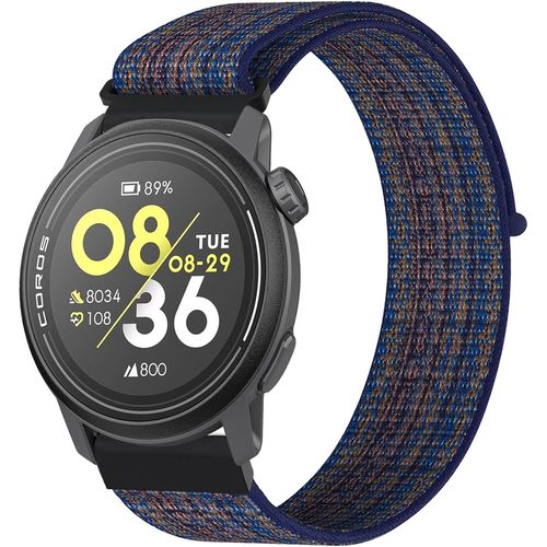 Kal-Nylon Bracelet 22mm Pour Coros Pace 3/Pace Pro/Apex 2 Pro/Apex Pro/Apex 46mm Sport Remplacement Coros Vertix Pour Homme Femme