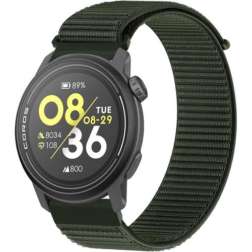 Kal-Nylon Bracelet 22mm Pour Coros Pace 3/Pace Pro/Apex 2 Pro/Apex Pro/Apex 46mm Sport Remplacement Coros Vertix Pour Homme Femme