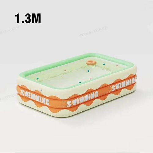 Black - Piscines Gonflables De 1.3m Pour Bébé,Jouets De Bain,Divertissement Aquatique Pour Enfants,Jeux De Plein Air Encadrés,Jouet Pour Enfants,Garçons Et Filles
