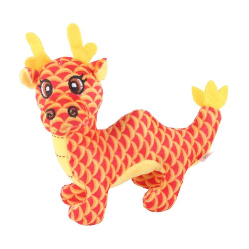 HJLIAN Peluche dragon du zodiaque, mascotte du Nouvel An, poupee dragon, simulation