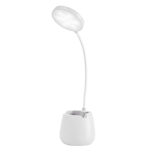 Hjlian Petite Lampe De Bureau A Led Rechargeable Et Reglable, Protection Des Yeux, Flexible, Ideale Pour Une Chambre D'etudiant Ou Un Dortoir