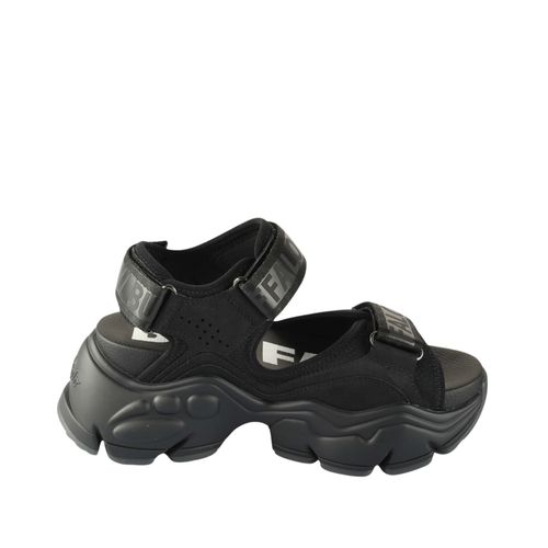 Sandales Compensées Femme Buffalo Binary 0 - Vegan Nappa/Nubuck