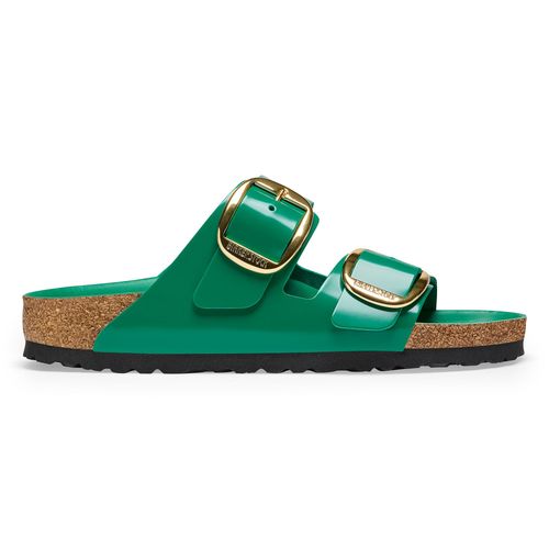 Mules Birkenstock Arizona Big Buckle Natural Leather Patent