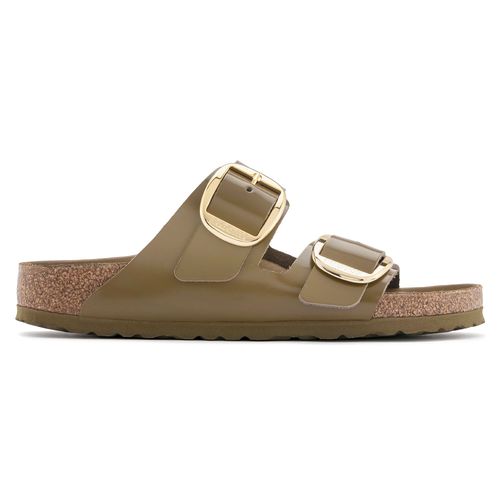 Sandales Femme Birkenstock Arizona Big Buckle Natural Leather Patent