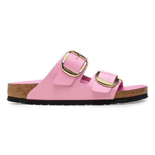Mules Birkenstock Arizona Big Buckle Natural Leather Patent