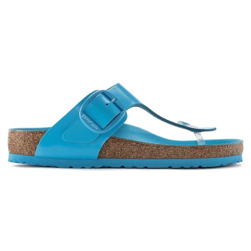 Tongs Birkenstock Gizeh Big Buckle Natural Leather Patent