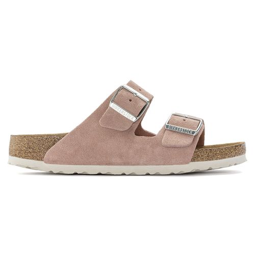 Sandales Femme Birkenstock Arizona Soft Footbed Suede Leather