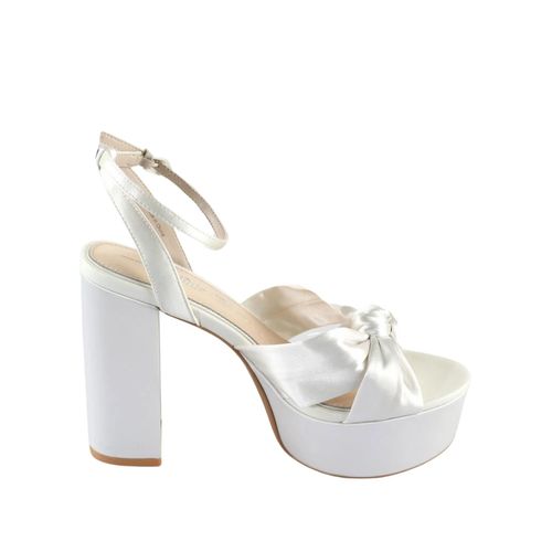 Sandales Compensées Buffalo Kya Bow Vegan Satin