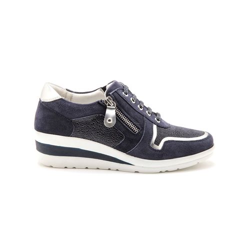 Baskets Aérosemelle Cuir Femme Pédiconfort