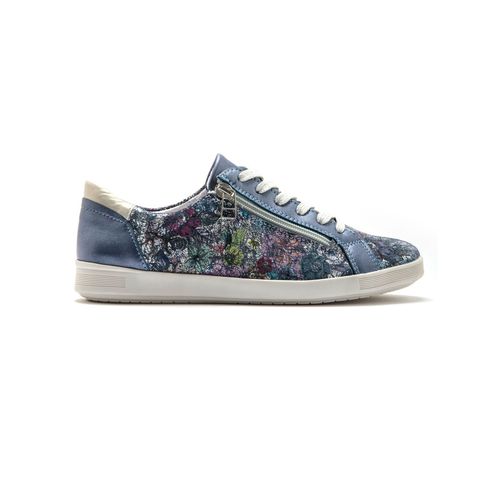 Baskets Aérosemelle Cuir Femme Pédiconfort