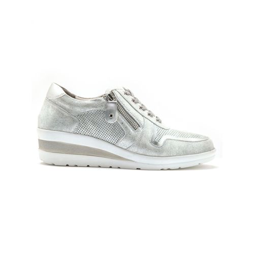 Baskets Aérosemelle Cuir Femme Pédiconfort