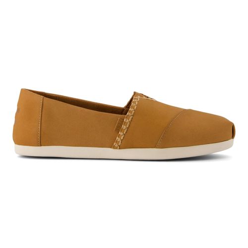 Espadrilles En Cuir Femme Toms Alpargata