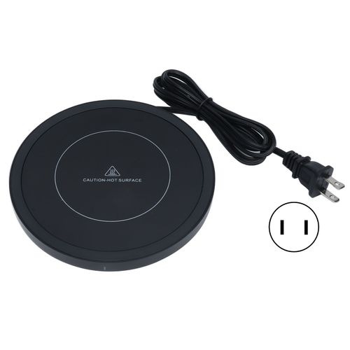 HJLIAN Chauffe-tasse intelligent a 3 vitesses, reglable, pour the, lait, noir, pour le bureau et la maison, prise US 120 V