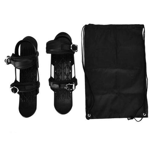 Hjlian Mini Chaussures De Ski Courtes En Nylon, Patins De Ski Stables Pour Sports D'hiver En Plein Air, Snowboard