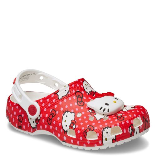 Chaussures Sabots Enfant Crocs Hello Kitty Red Classic