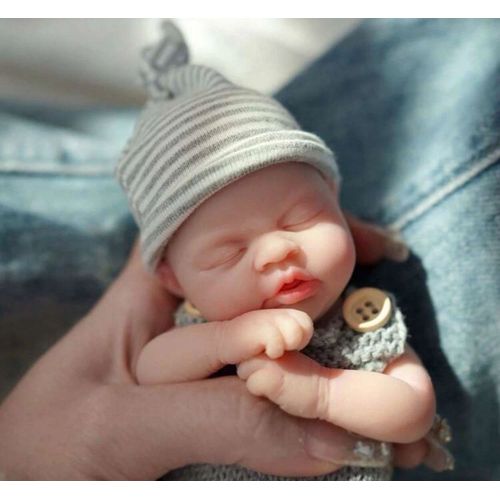 Poupée Garçon Reborn Bébé Réaliste Nouveau-né Baby Doll 20cm