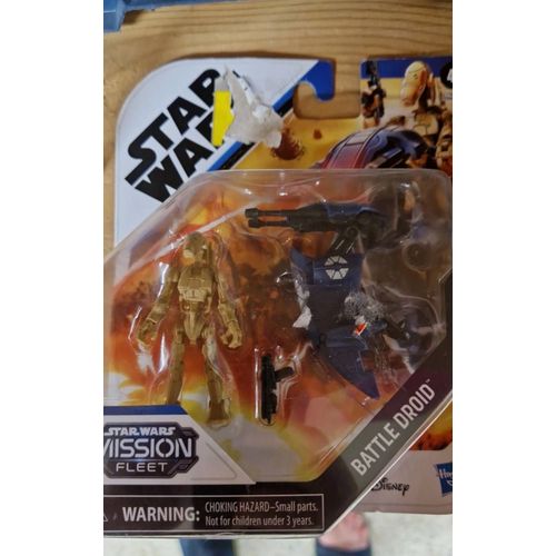 Star Wars Mission Fleet - F1564 - Figurine articulée 6cm véhicule - Battle Droid