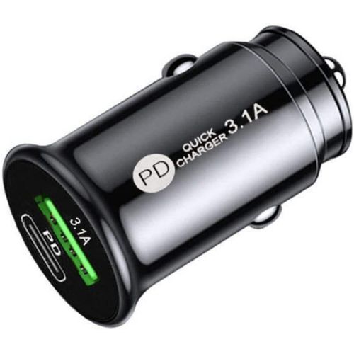 Chargeur Voiture Portable (Usb-A 3.1 A Type-C 3.1 A 5v Pd) Prise Usb C Auto Charge Batteries Pour Voiture Allume-Cigare Usb Chargeur Compatible Avec Iphone13 12 Samsung S20 Huawei [Car780893]