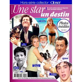 Closer Une Star Un Destin Hors Serie 2016 Dassin/C Jerome/Dion/Berger/Coluche/Lemarchal/Patrick Roy/Giraudeau/Joelle