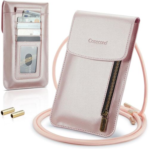 Petit Sac Sacs À Bandoulière Sac Téléphone Portable Femmes Homme Mini Pochette En Pu Cuir Porte Portefeuille Universelle Pour Iphone 15 14 11 Pro Max Samsung S23 Xiaomi Jusqu'À 7.5[CAR782519]