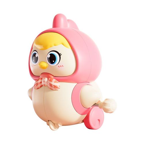 Poulet Mère Mécanique Jouet, Bobinage Mécanique Suivre Mère Poulet Balançoire Magnétique Poussin Enfants Tôt Enseignement Escalade Jouet, Rose 3 Poussins Magnétiques