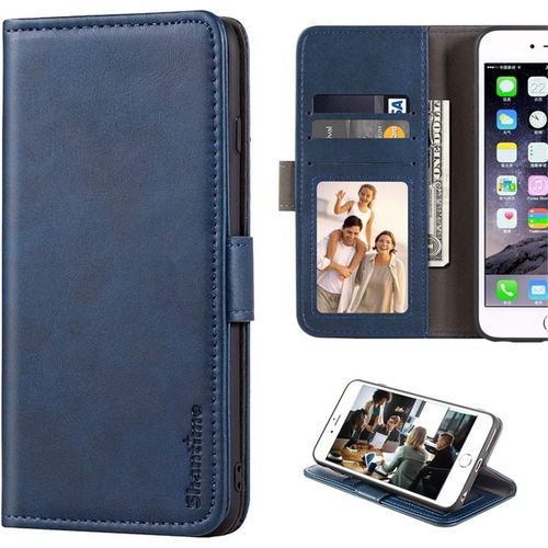Coque En Cuir Pu Effet Daim Compatible Avec Doro 8100, Étui À Rabat Magnétique Avec Emplacements Cartes Et Protection Complète[Car783182]