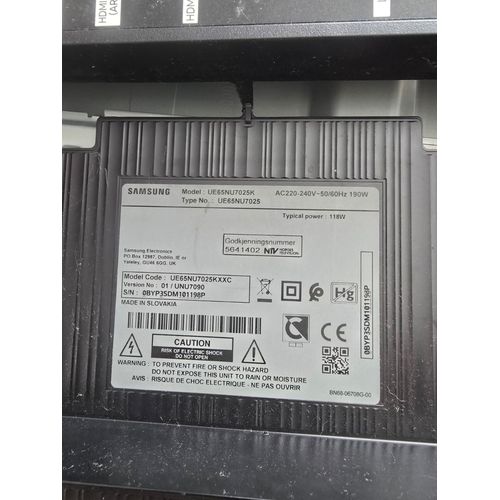 Carte mère Samsung UE65NU7025k +carte son avec haut paeérleurs