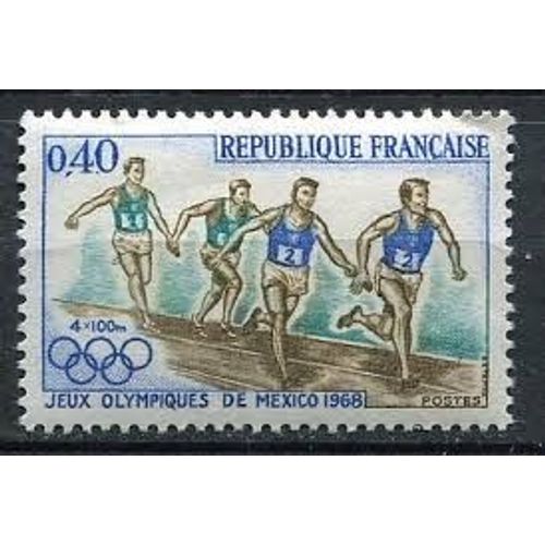 Jeux Olympiques De Mexico : Athlétisme Année 1968 N° 1573 Yvert Et Tellier Luxe