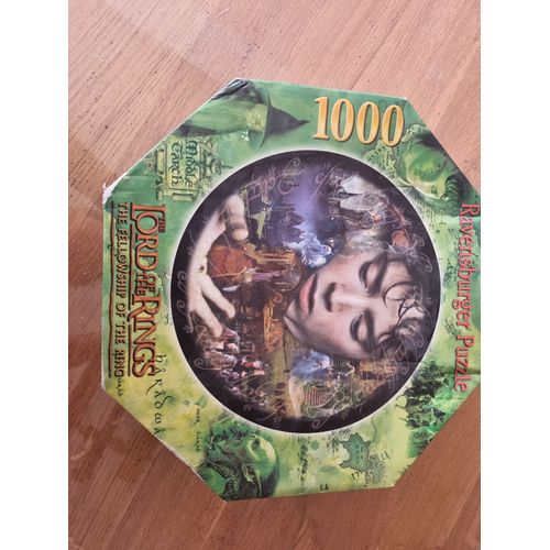 puzzle rond seigneur des anneaux 1000 pièces