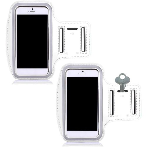 2 Pcs Brassard De Sport, Brassard De Sport Universel Réglable Pour Smartphone Jusqu'à 6.5 Pouces - Brassard Telephone Sport Porte Telephone Course A Pied Sport, Pour La Course À Pi[Car780954]