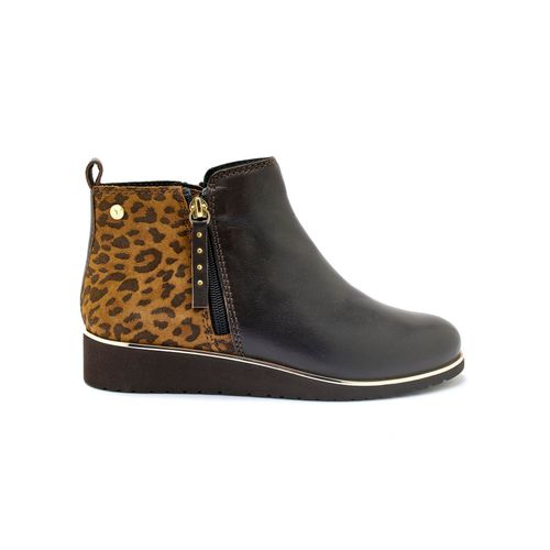 Bottines Double Glissière Femme Pédiconfort