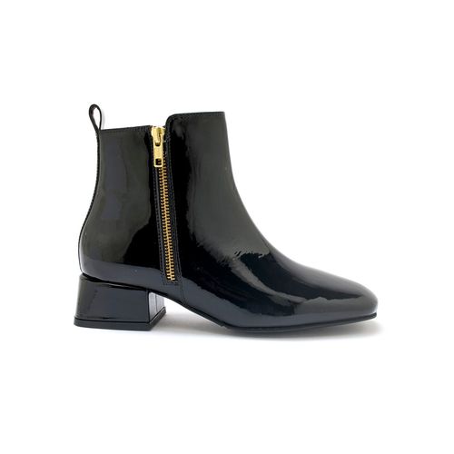 Bottines En Cuir Verni Femme Pédiconfort