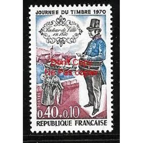 Journée Du Timbre : Facteur De Ville Année 1970 N° 1632 Yvert Et Tellier Luxe